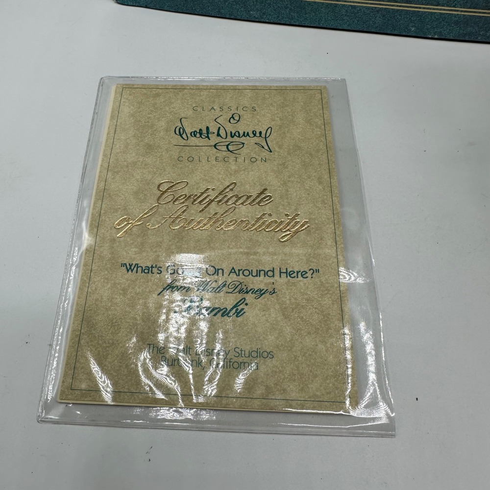 WDCC Bambi Friend Owl Figurine What's Going On Around Here 50th Anniversary Box - Picture 2 of 10